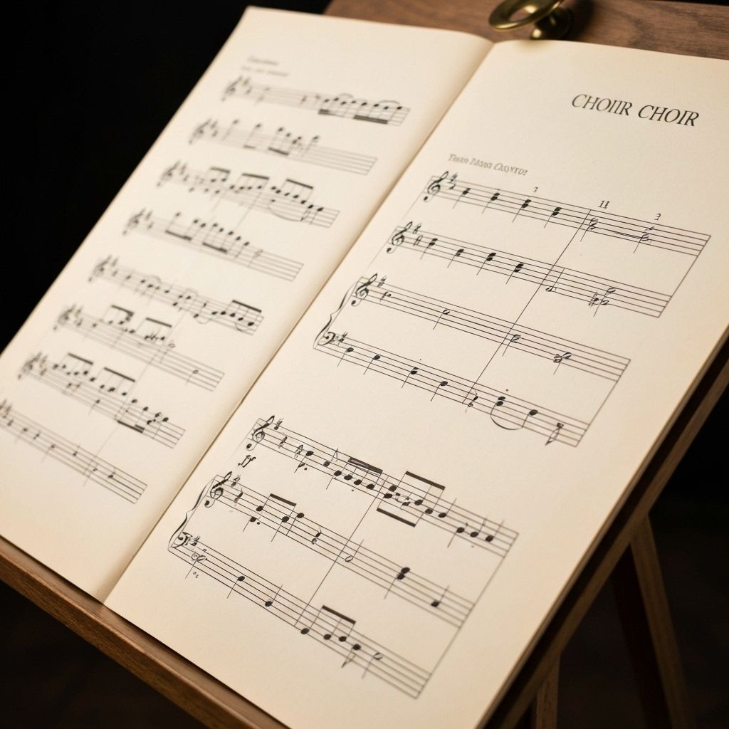 Partitura de coro